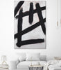 "Ink Strokes" Giant Art 84x54 Wall Art