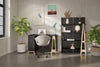 Nordika Atypik 2-Drawer Desk - Black 