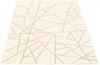 Sadie Abstract Champagne-Taupe Area Rug - 5'3" x 7'7"