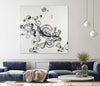 "Transparent Onyx" Giant Art 72x72 Wall Art