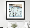 "Self Reflection" Matted and Framed Black 30x30 Wall Art