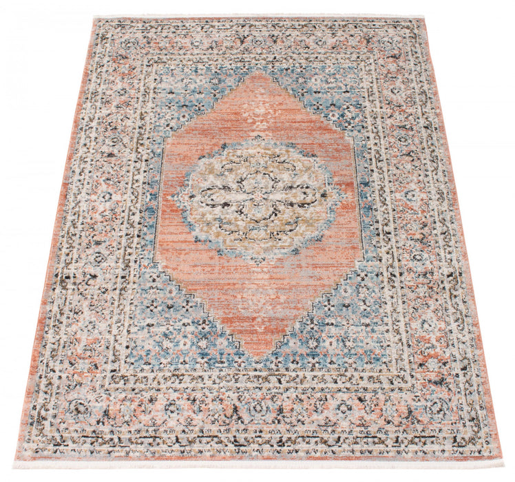 Zarita Copper Rug 6'7\" X 9'6\" Area Rug