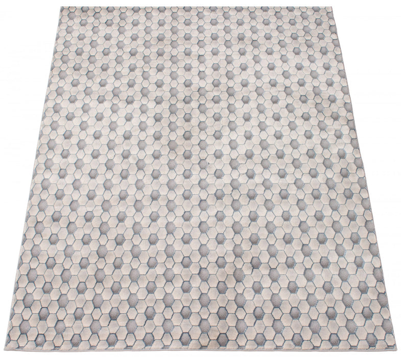 Ranger Grey/blue Rug 5'3\" X 7'3\" Area Rug