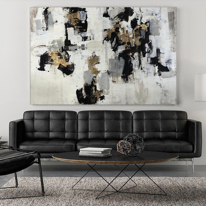 \"Gold Gloved Boxer\" Giant Art 84x54 Wall Art