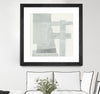 "Orien" Matted and Framed Black 36x36 Wall Art