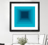 "After Josef D" Matted and Framed Black 36x36 Wall Art