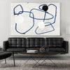 "Midblue I" Giant Art 72x48 Wall Art