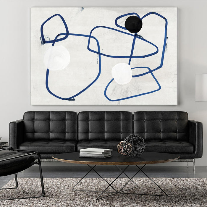 \"Midblue I\" Giant Art 72x48 Wall Art