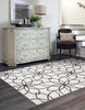 Terali Ivory Machine Washable Area Rug - 3'0" x 5'0"