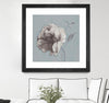 "Floral Symposium Ii" Matted and Framed Black 30x30 Wall Art