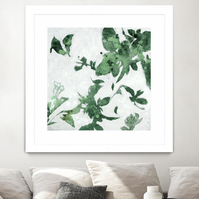High Flying I 36 x 36 White Frame Wall Art 