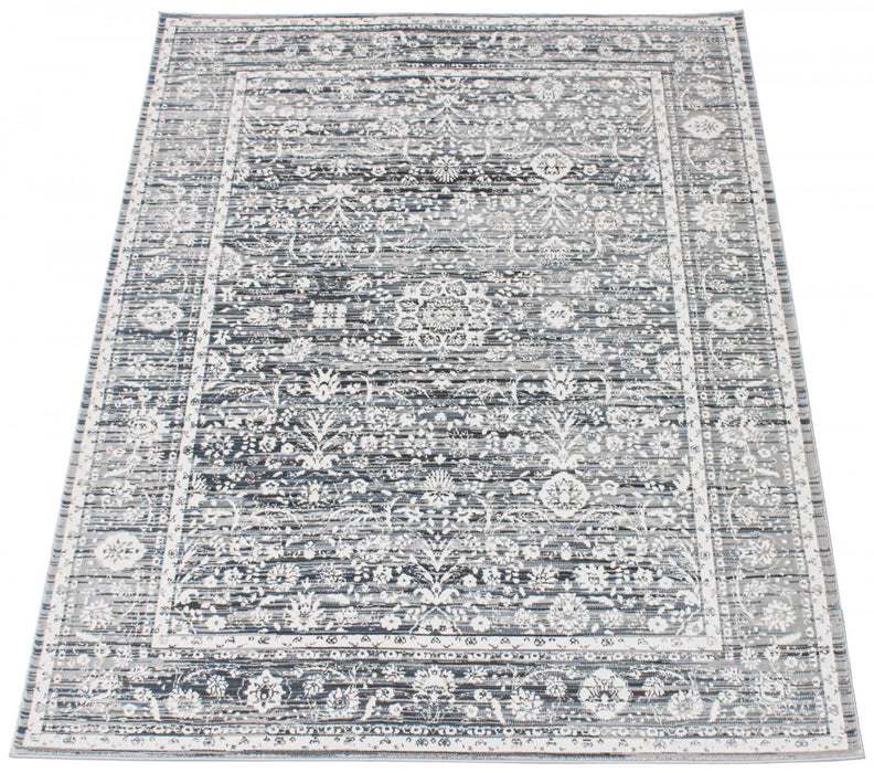 Shaleigh Cream, Grey Rug 3'11\" X 5'11\" Area Rug