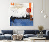 "Midnight Rise I" Giant Art 72x72 Wall Art