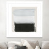 "Star Night Interlude" Matted and Framed White 30x30 Wall Art