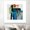 "Return The Fork" Matted and Framed White 30x30 Wall Art