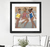 "The Orange County Club.tif" Matted and Framed Black 30x30 Wall Art