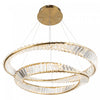 Stella 65 W LED Brushed Brass Chandelier