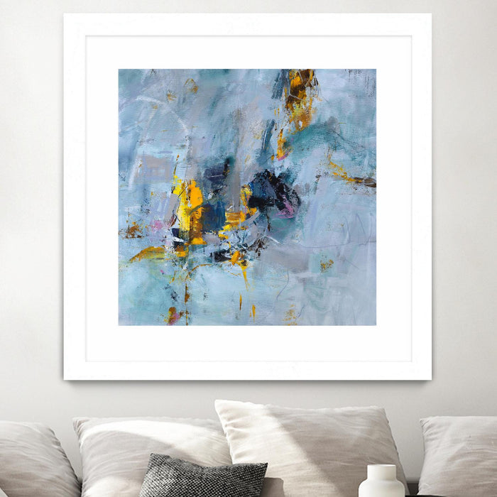\"Prize Of The Day\" Matted and Framed White 36x36 Wall Art