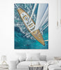 "Sailing Around The World" Giant Art 72x54 Wall Art