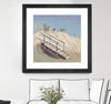 "Beach Access" Matted and Framed Black 36x36 Wall Art