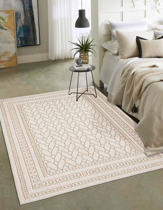 Thandazile Taupe Area Rug - 4'0\" x 6'0\"