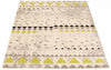 Raja Ivory-Green Area Rug - 5'3" x 7'3"