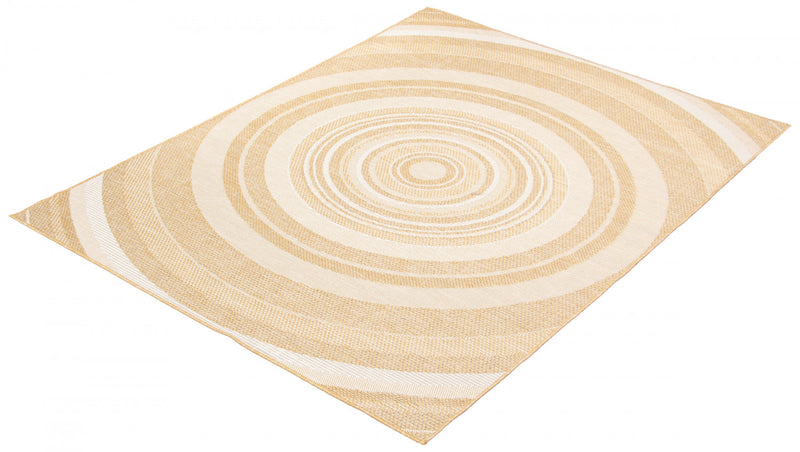 Neisha Modern Gold Rug 6'7\" X 9'6\" Area Rug