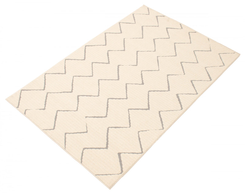 Kimi Ivory 3'11\" x 5'7\" Area Rug