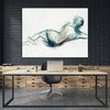 "Lets Have A Talk Iv" Giant Art 72x54 Wall Art