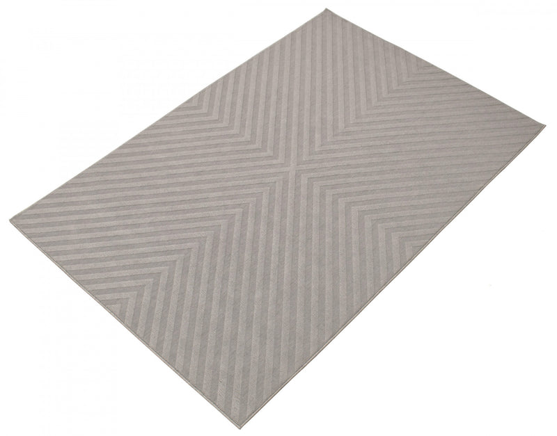 Dodie Grey 6'7\" x 9'6\" Area Rug