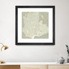 "Sea Coral I" Matted and Framed Black 36x36 Wall Art