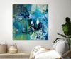 "Abstract Flower" Giant Art 54x54 Wall Art