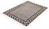 Vera Quattro Ivory/Grey Area Rug - 5'2" x 7'5"