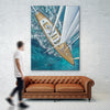 "Sailing Around The World" Giant Art 72x54 Wall Art