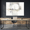 "Improvisation I Gray" Giant Art 72x54 Wall Art