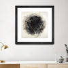 "Positives And Negatives I" Matted and Framed Black 30x30 Wall Art