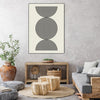 "Simplicity Ii" Canvas Framed Black 30x40 Wall Art