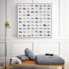 "Life Is Short Buy The Shoes" Canvas Framed Black 20x20 Wall Art
