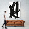 "Composition In Black And White 7" Giant Art 84x54 Wall Art