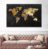 "Dramatic World Map" Giant Art 72x48 Wall Art