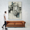 "Paper Performance Ii" Giant Art 72x54 Wall Art
