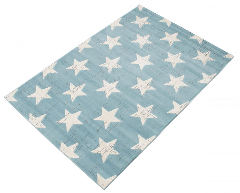 Ira Aqua 4'7\" x 6'7\" Area Rug