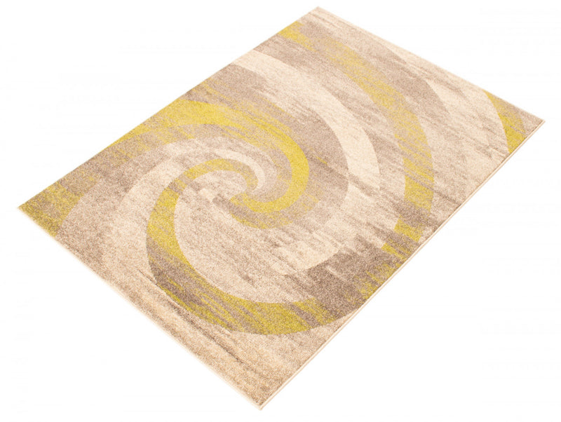 Korra Ivory / Green 7'10\" x 10'2\" Area Rug