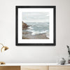 "Beautiful Bay" Matted and Framed Black 30x30 Wall Art
