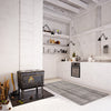 Panthea Grey Area Rug - 4'4" X 6'5" 