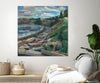 "Early Morning On The Beach" Giant Art 72x72 Wall Art