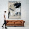 "Scribble Abstract I" Giant Art 72x54 Wall Art
