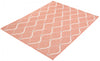 Neisha Abstract Coral Rug 6'7" X 9'6" Area Rug