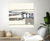 "Stark Lines Ii" Giant Art 72x72 Wall Art