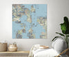 "Memory Block Ii" Giant Art 54x54 Wall Art